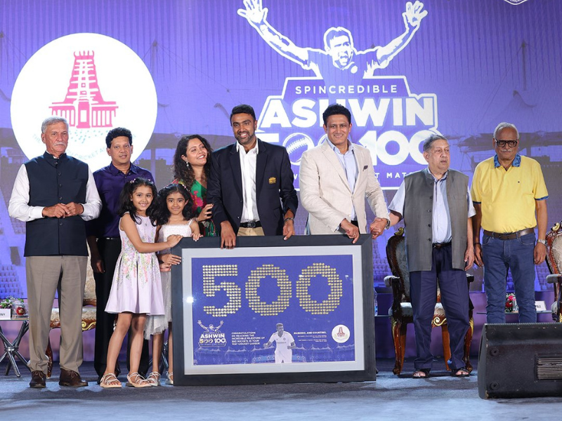 A Rare Honor For Ashwin, The Dignitaries In Attendance