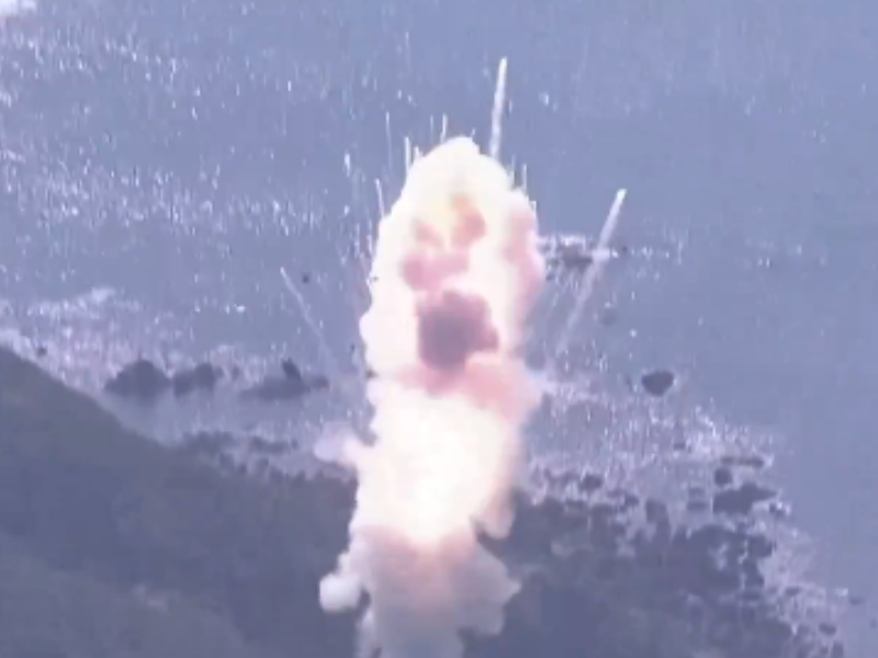 japan rocket crash