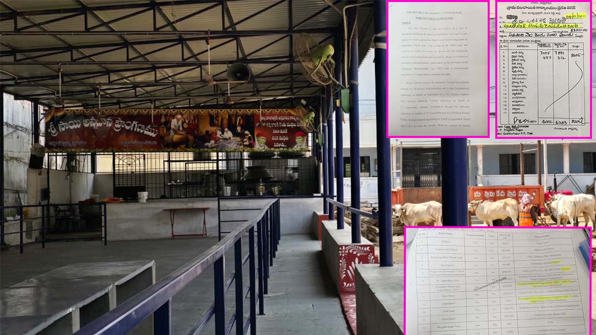 Temple land dispute in Pragati Nagar