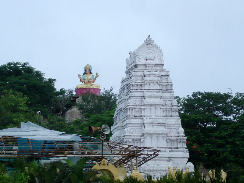 Daily Food donate Gol Mall In Nirmal Basara Temple
