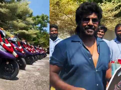 Hero Raghava Lawrence Distributed Bikes To The Disabled