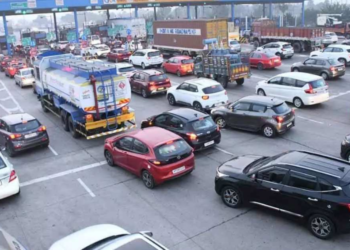 AP Voters traffic jam