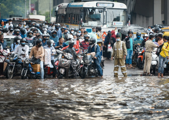 Hyderabad Heavy rain effect