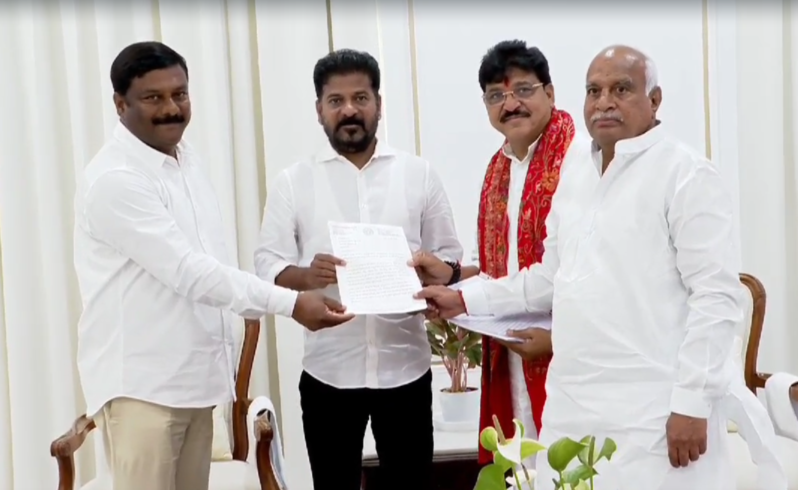 bjp mlas met cm revanth reddy