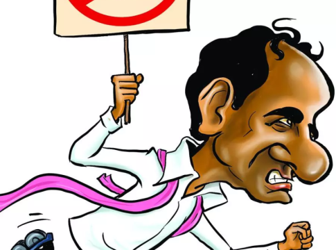 kcr over confedence fake survey reports