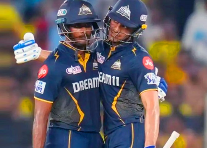 Ipl History Sai Sudarshan Shubman Gill Are The First Opening Pair To Score Centuries Together