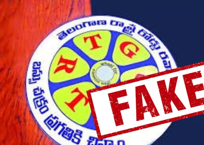Telangana rtc fake logo
