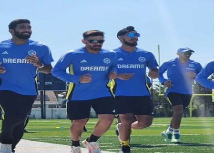 Team India Arrived In New York USA Running Preparations
