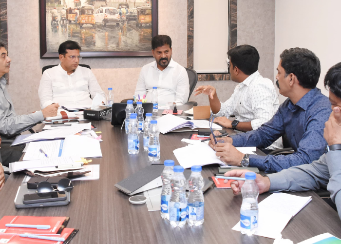 cm revanth reddy review on industrial department