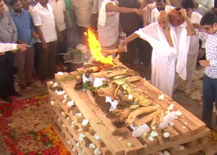 Funerial function of Ramoji rao