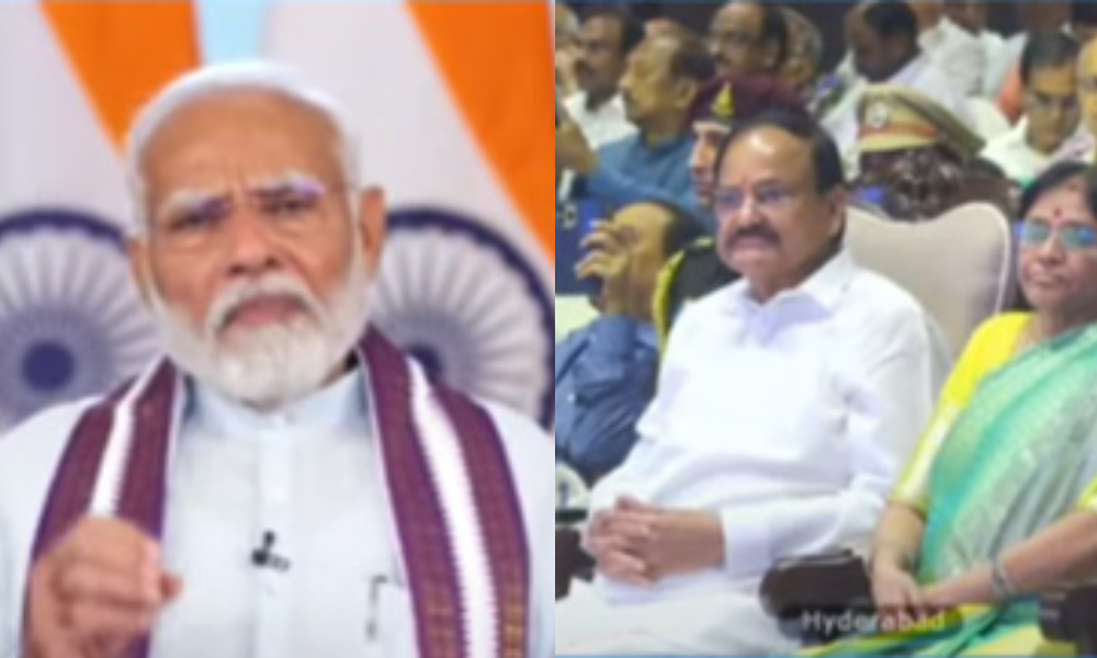 Modi released books on venkayya naidu