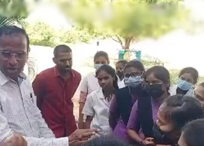 RVM College student protest