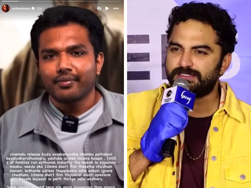 Vishwaksen Fires On Youtuber Who Compares Kalki 2898 ad Movie To Says Privacy