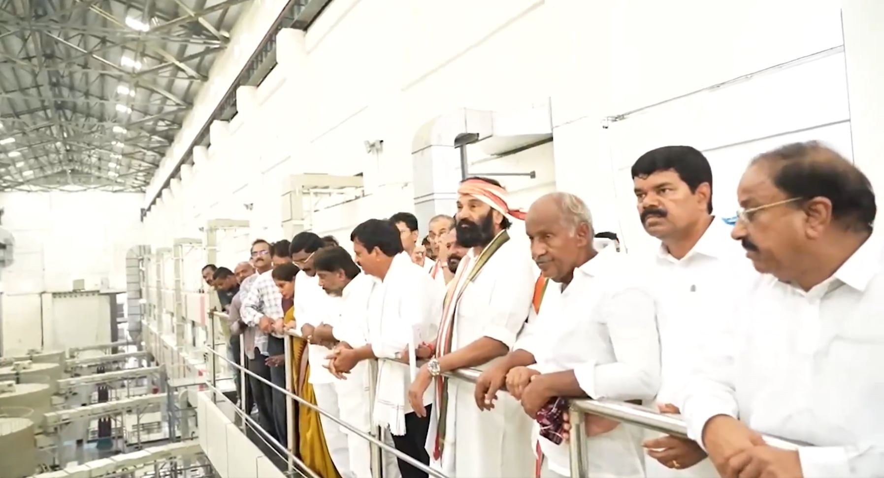 ministers at sitharama project