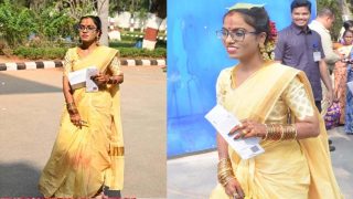 Bride Came for Group-2 Exam