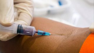 infected Hiv injection