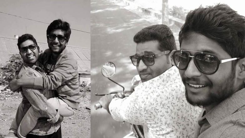 Suhas with His Friend Manoj