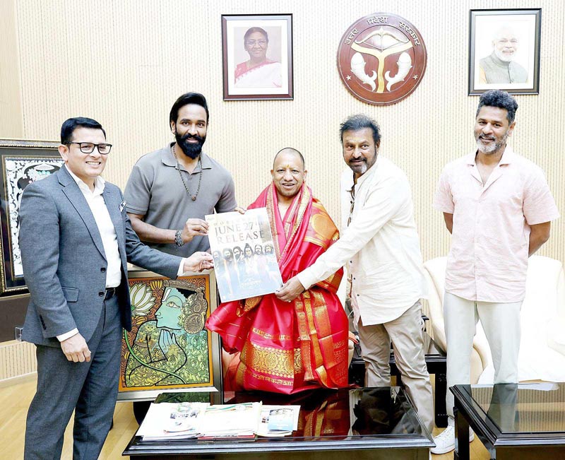 Kannappa Team Meets UP CM