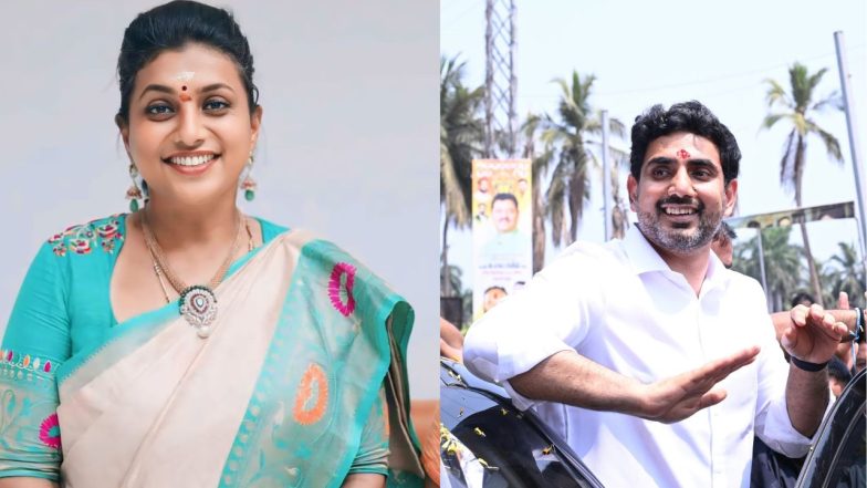 Roja on CM Chandrababu(Image Credit: Twitter)