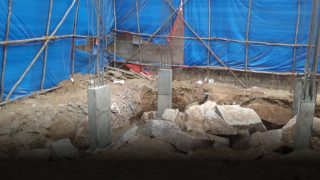 Gandipet Illegal Constructions (imagecredi:twitter)