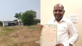 Farmers Land Dispute image credit: swetcha Reporter]