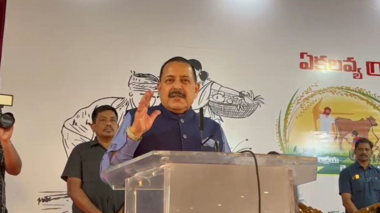 Minister Jitender Singh [image credit: swetcha reporter]