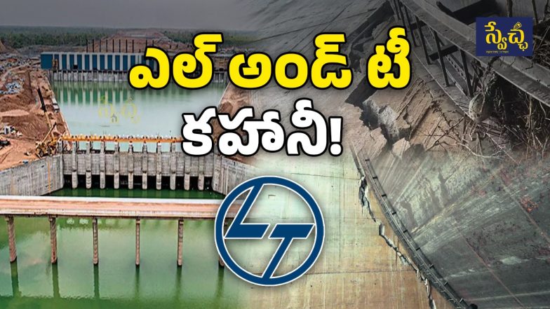 L&T on Medigadda Barrage (Image Source: Twitter)