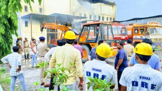 Fire Accident Hyderabad( image credit: swetcha reporter)