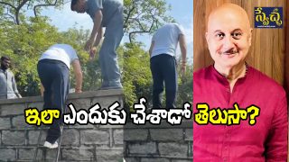 Anupam Kher Jumps Wall