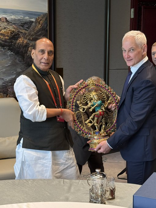 Rajnath Singh And Andrey Belousov
