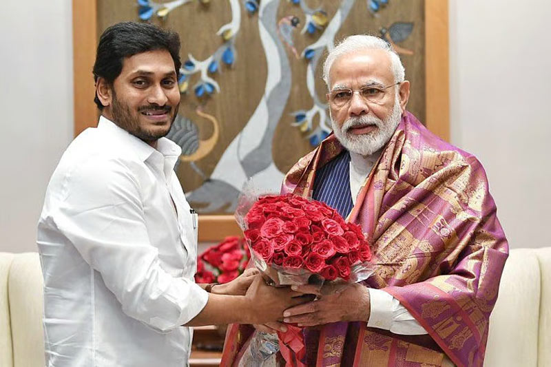 YS Jagan and Modi