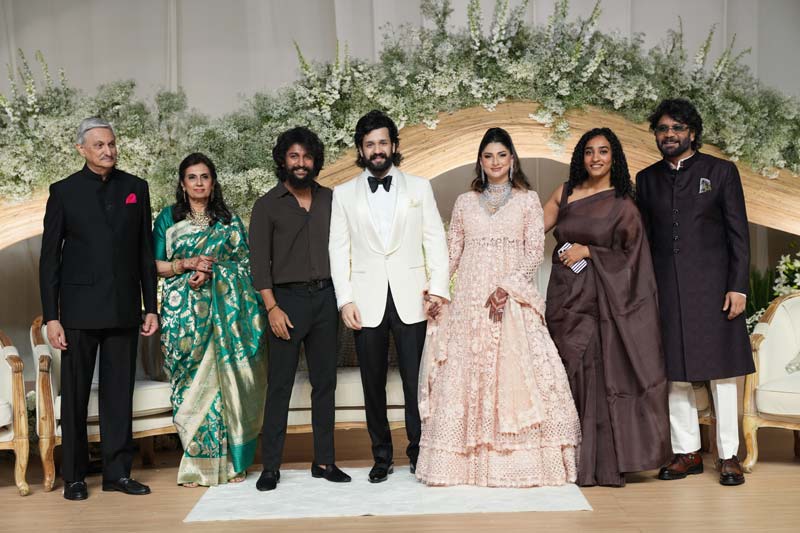 Nani Family at Akhil and zainab Reception