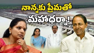 Kavitha, Maha Dharna, KCR (image Source: Twitter)