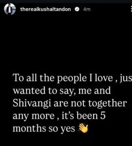Kushal Tandon ( Image Source: Instagram)