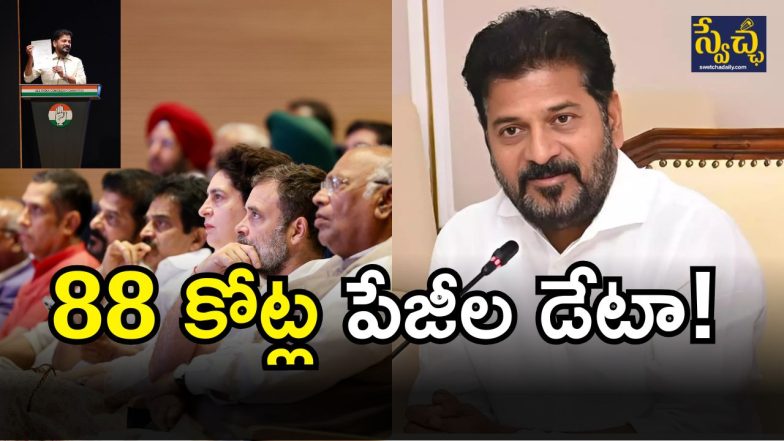 CM Revanth Reddy ( image Credit: twitter or swetcha reporter)