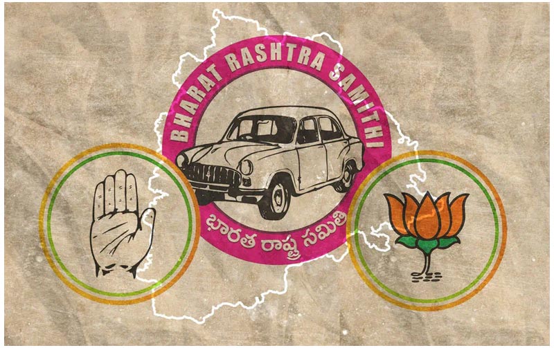 BRS Congress BJP