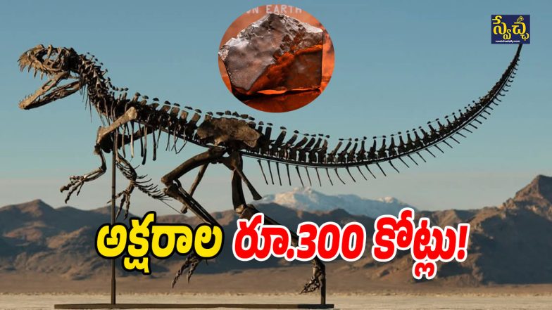 Dinosaur Skeleton Auction (Image Source: Twitter)