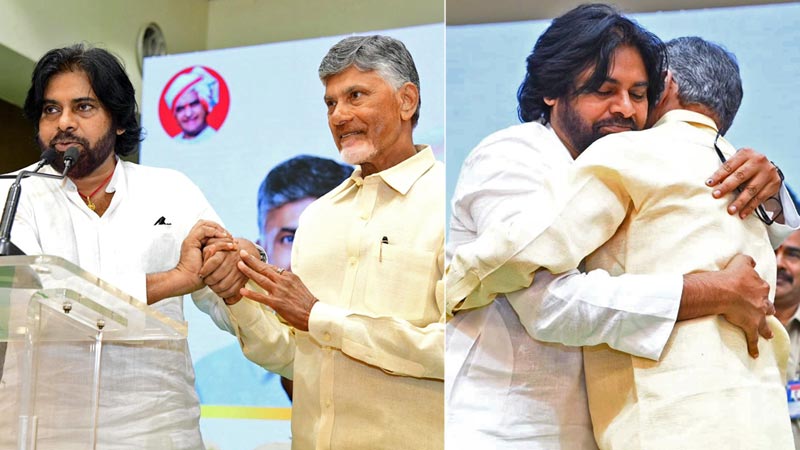 Pawan and Chandrababu