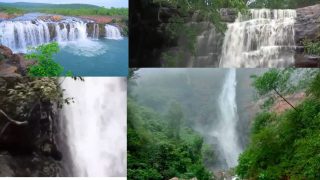Mahabubabad Waterfalls ( image Credit: twitter or swetcha reporter)