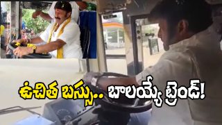 Balakrishna Bus Driving
