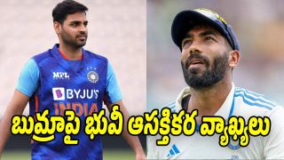 Bhuvaneswar on Bumrah