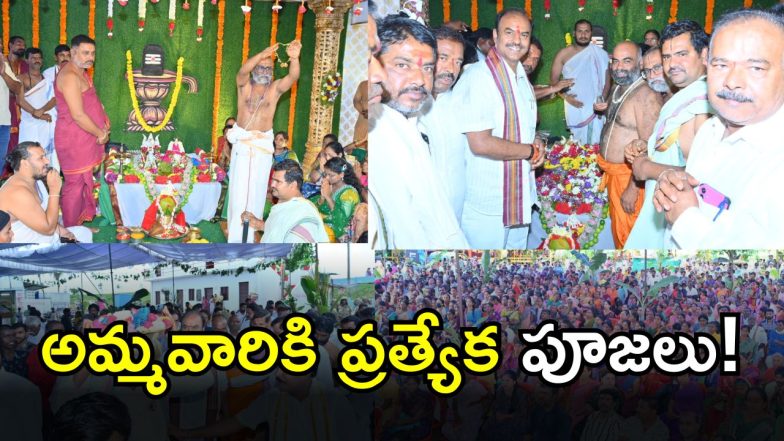 Jammulamma kalyanotsavam (IMAGE credit: swetcha reporet)
