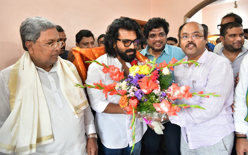 Ram Charan Meets CM Siddaramaiah