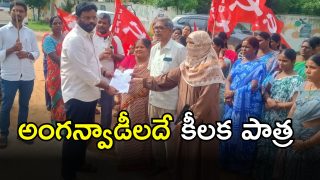 Dharna at Medak (imagecredit:swetcha)