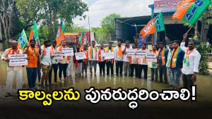 Gajwel flood ( IMAGE crdit: swetcha repporter)