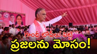 Harish Rao ( image credit: swetcha reporter)