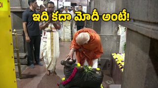 PM Modi - Srisailam (Image Source: twitter)