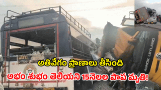 Road Accident ( image credit: swetcha reporter)