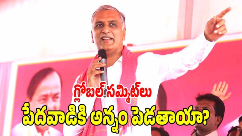 Harish Rao ( image credit: sweetcha reporter)