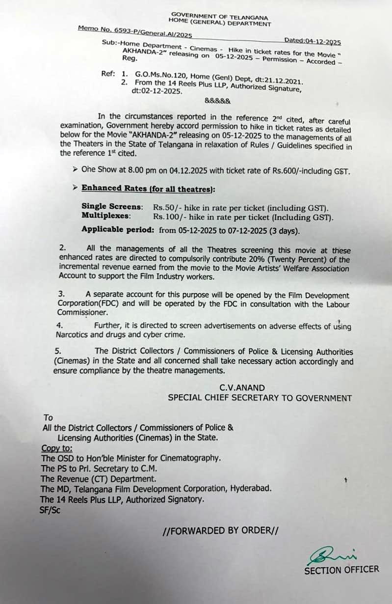 Telangana GO (Image Source: X)